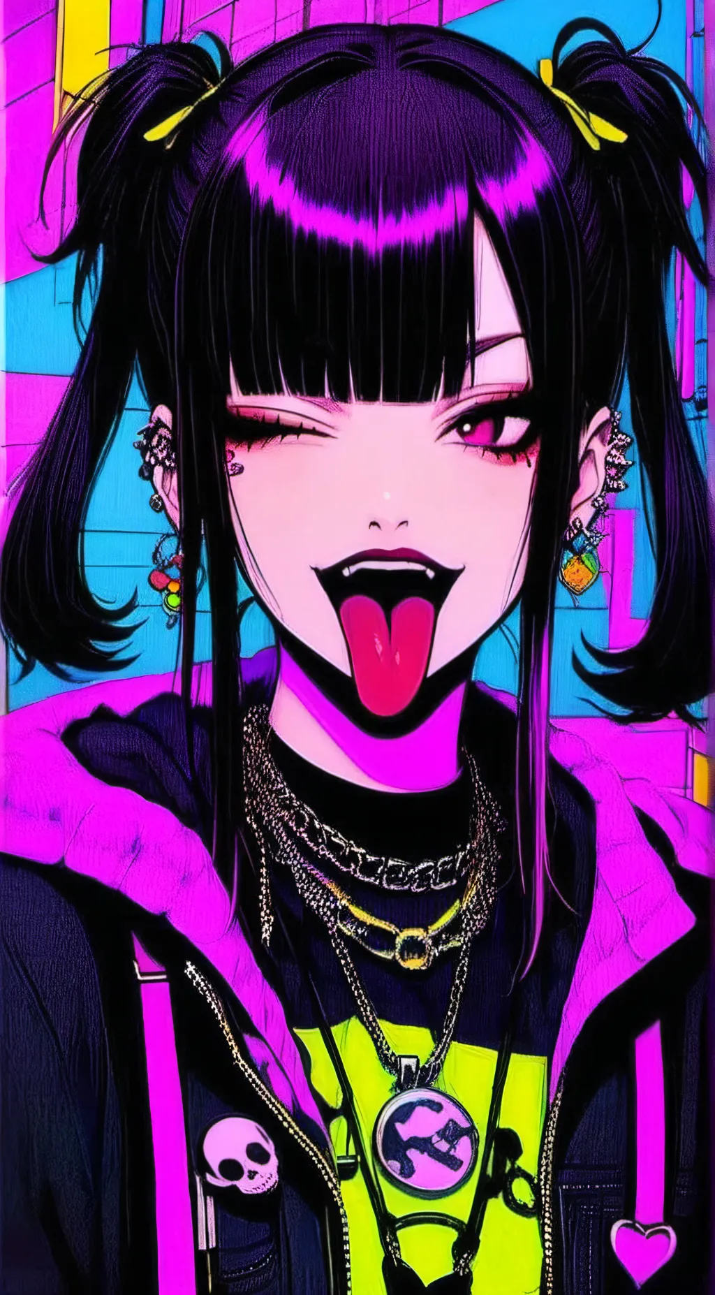 ai character: Luna background