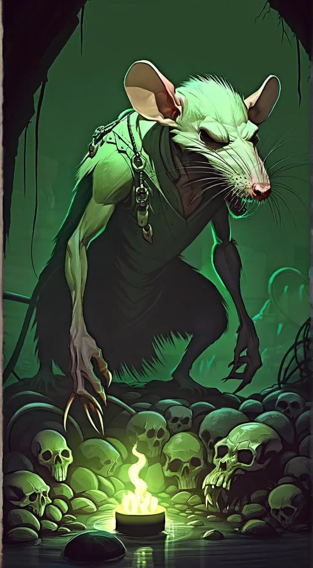 ai character: Cancerous Rodent background