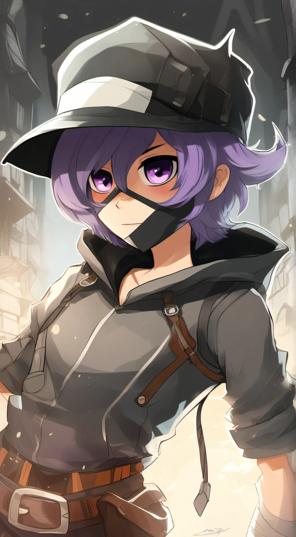 ai character: uzi doorman  background