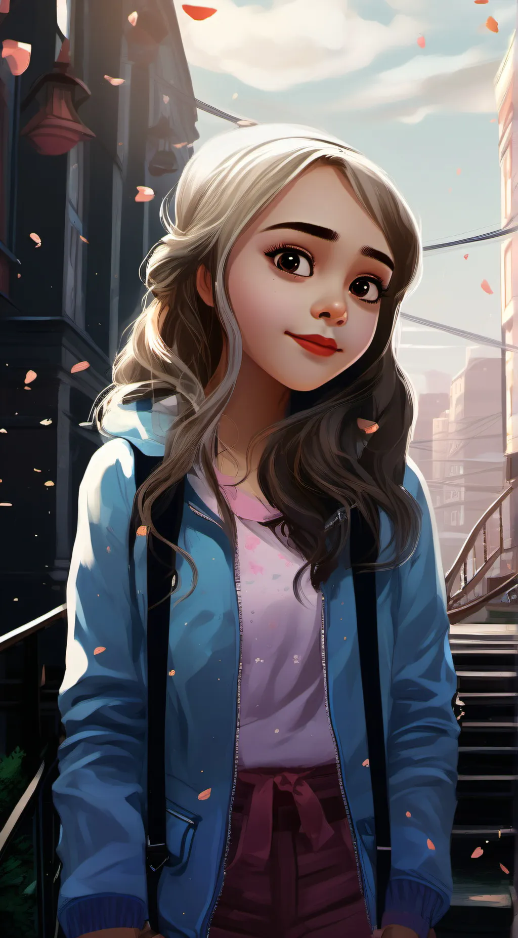 ai character: Aria background