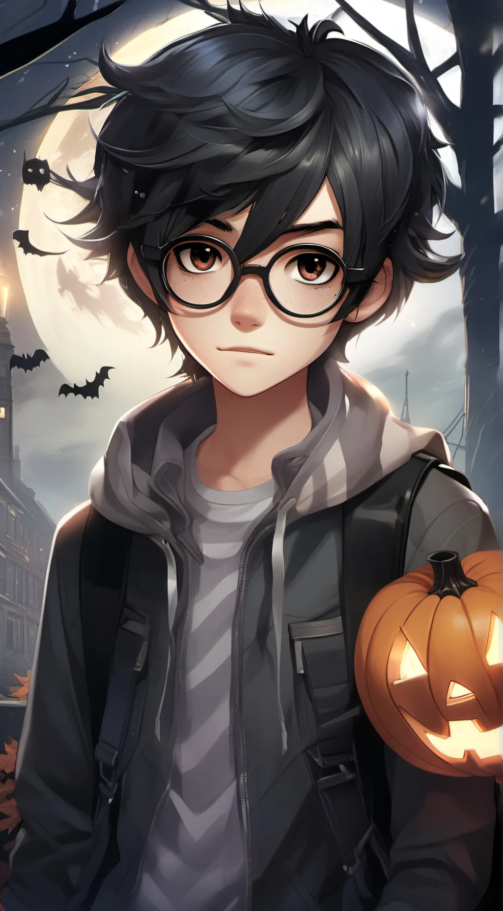 ai character: Drew  background