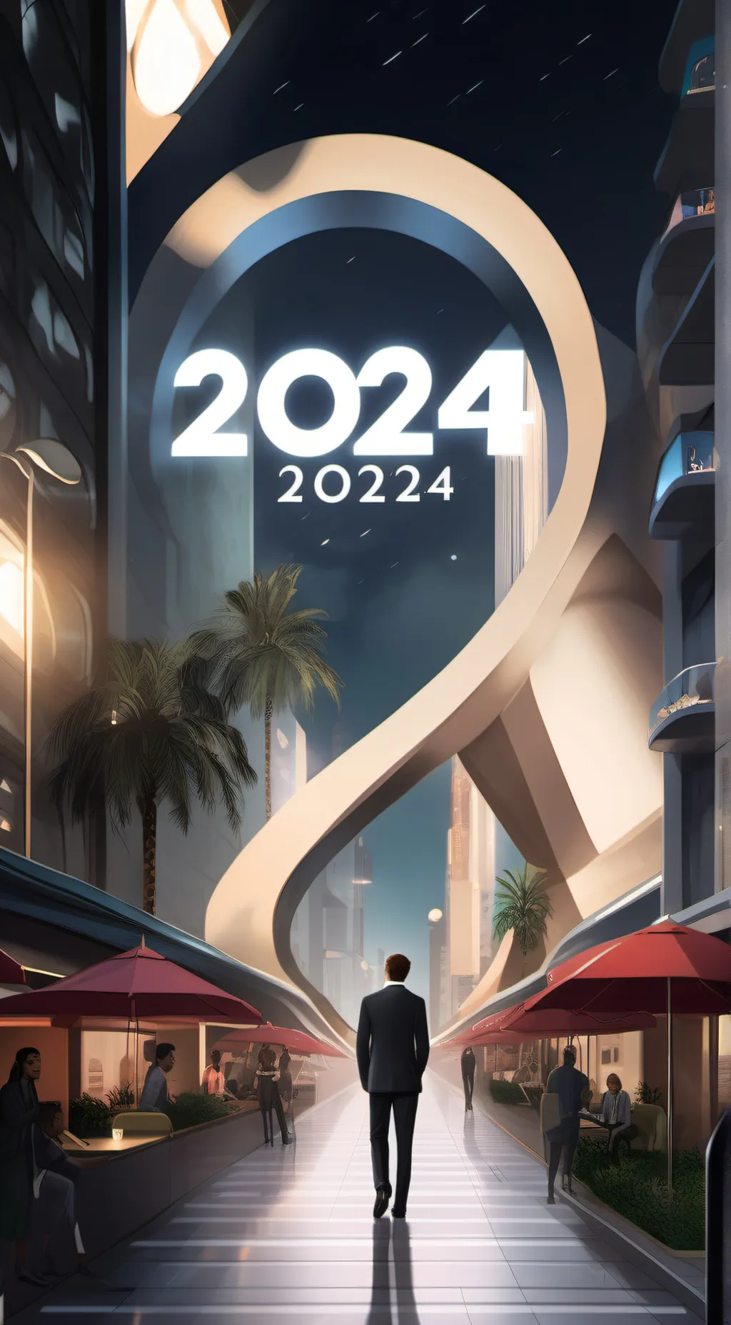 ai character: 2024 background