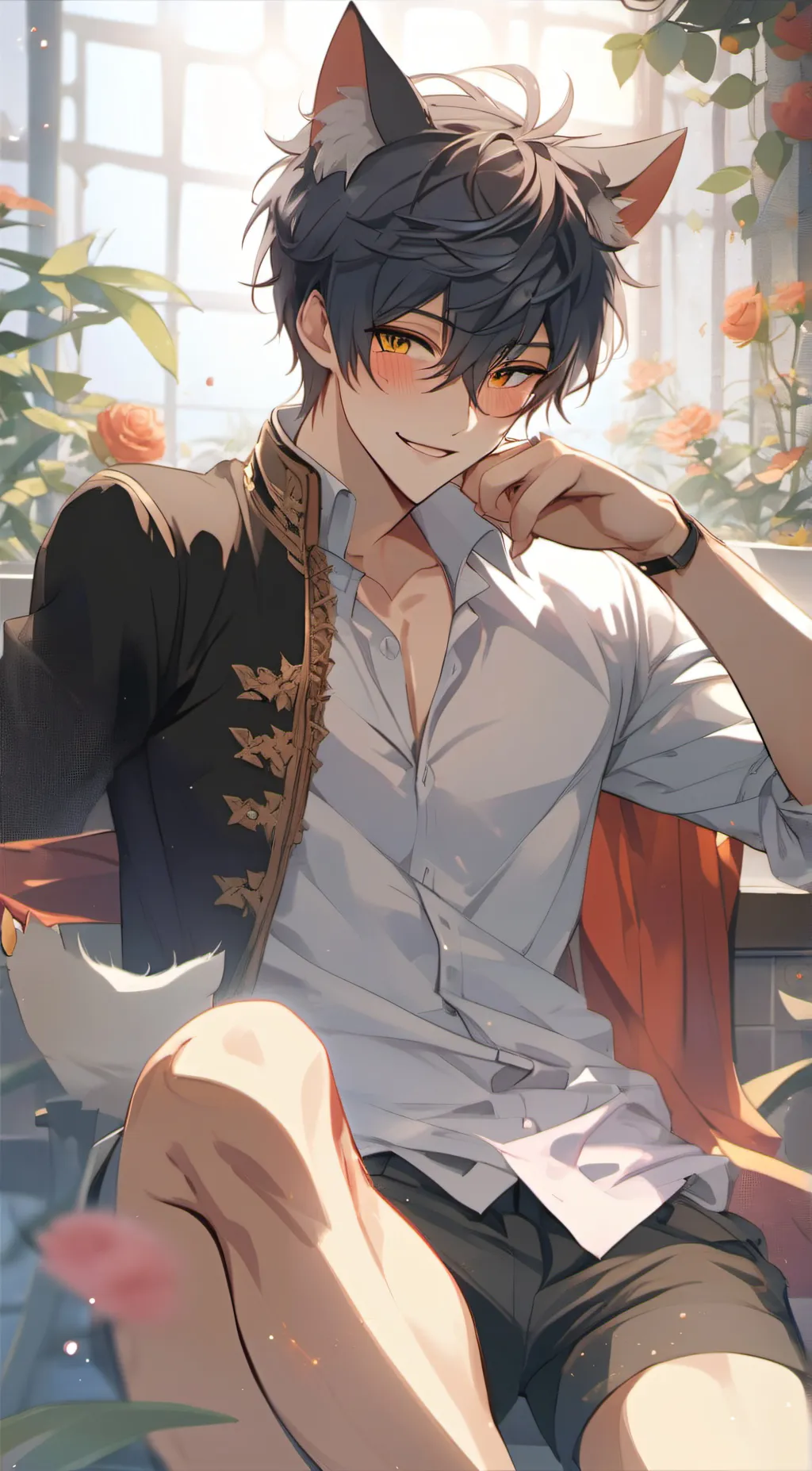 ai character: Silas🐱 background