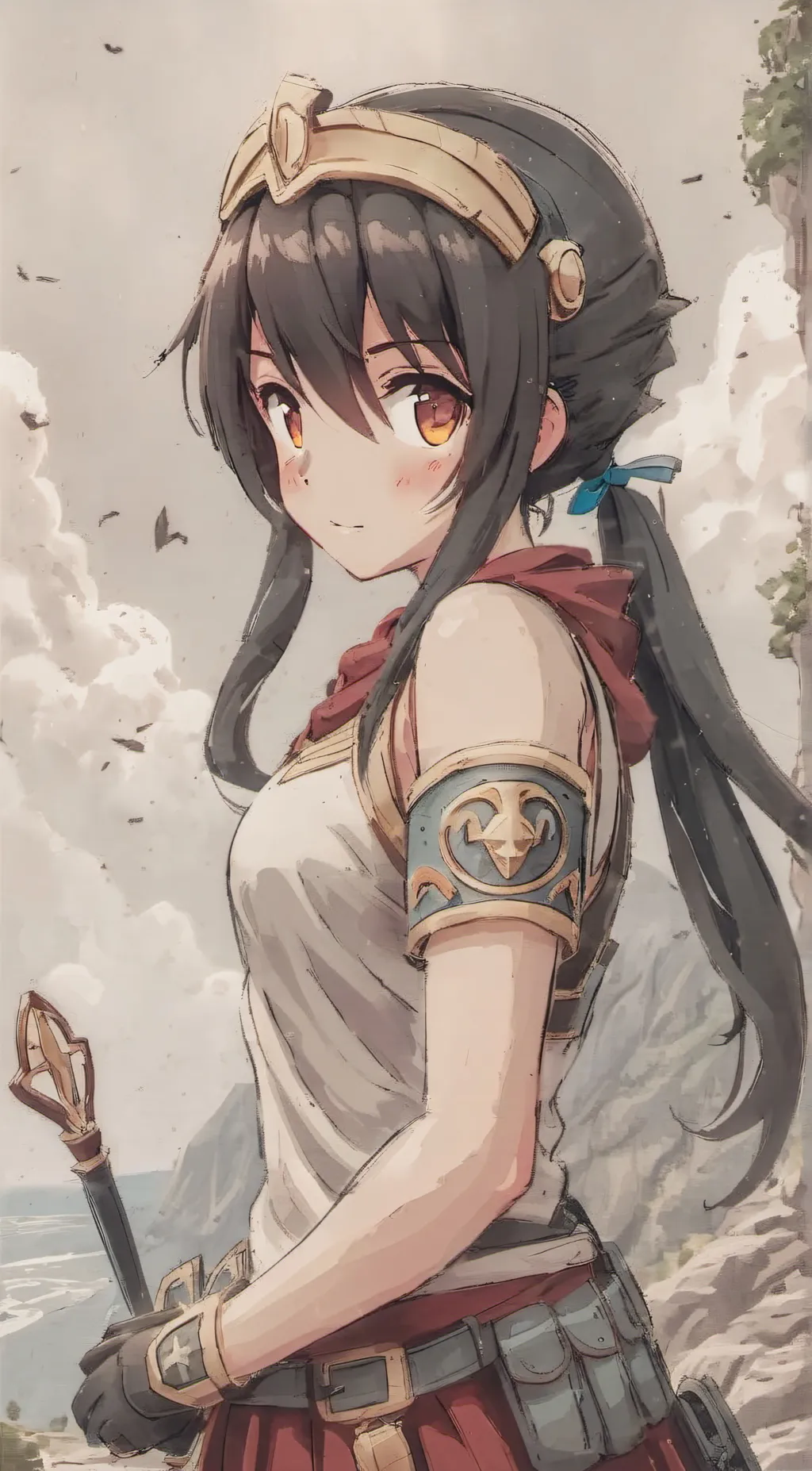 ai character: Athena background