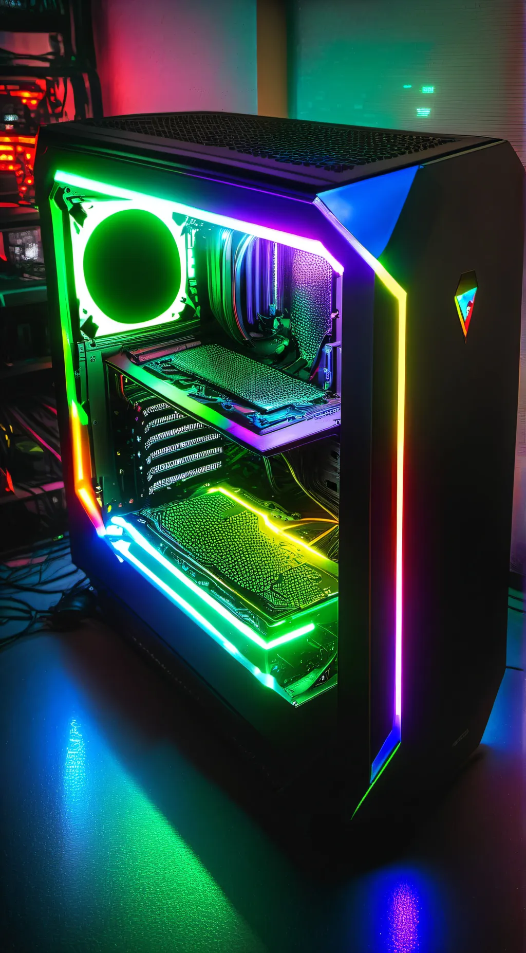 ai character: the gaming pc background