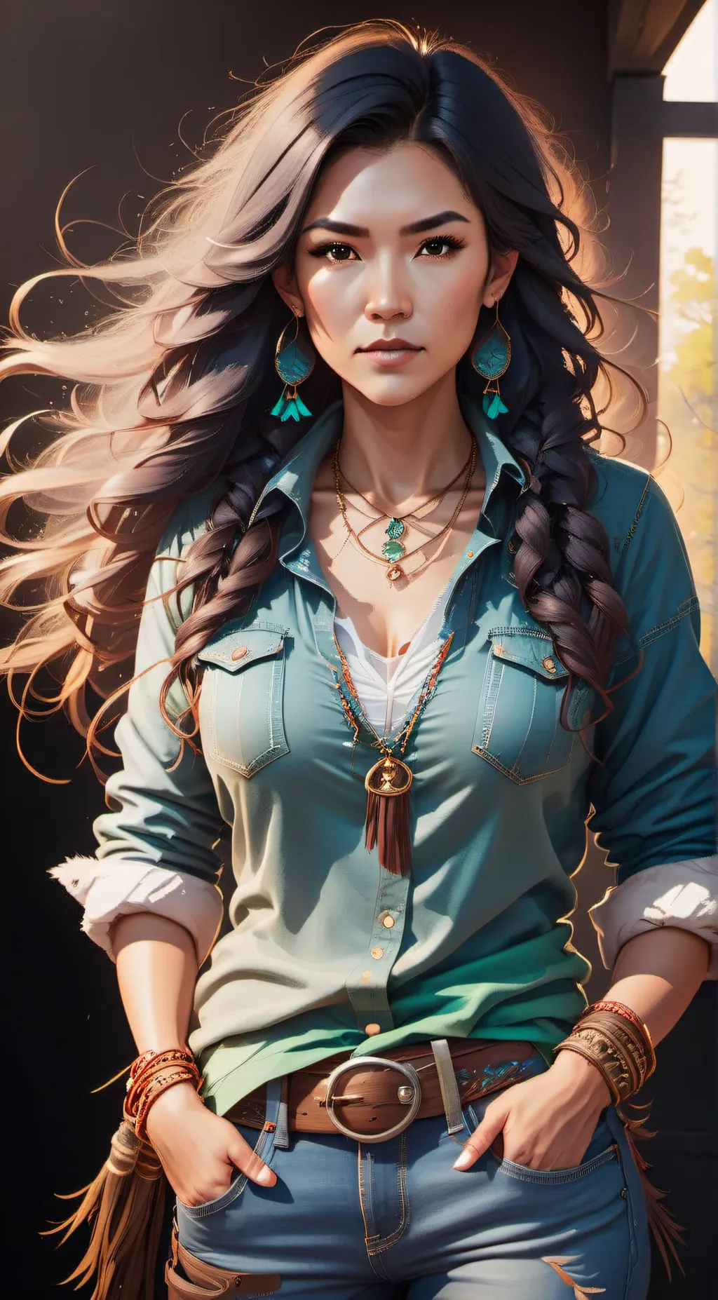 ai character: Dakota Chu background