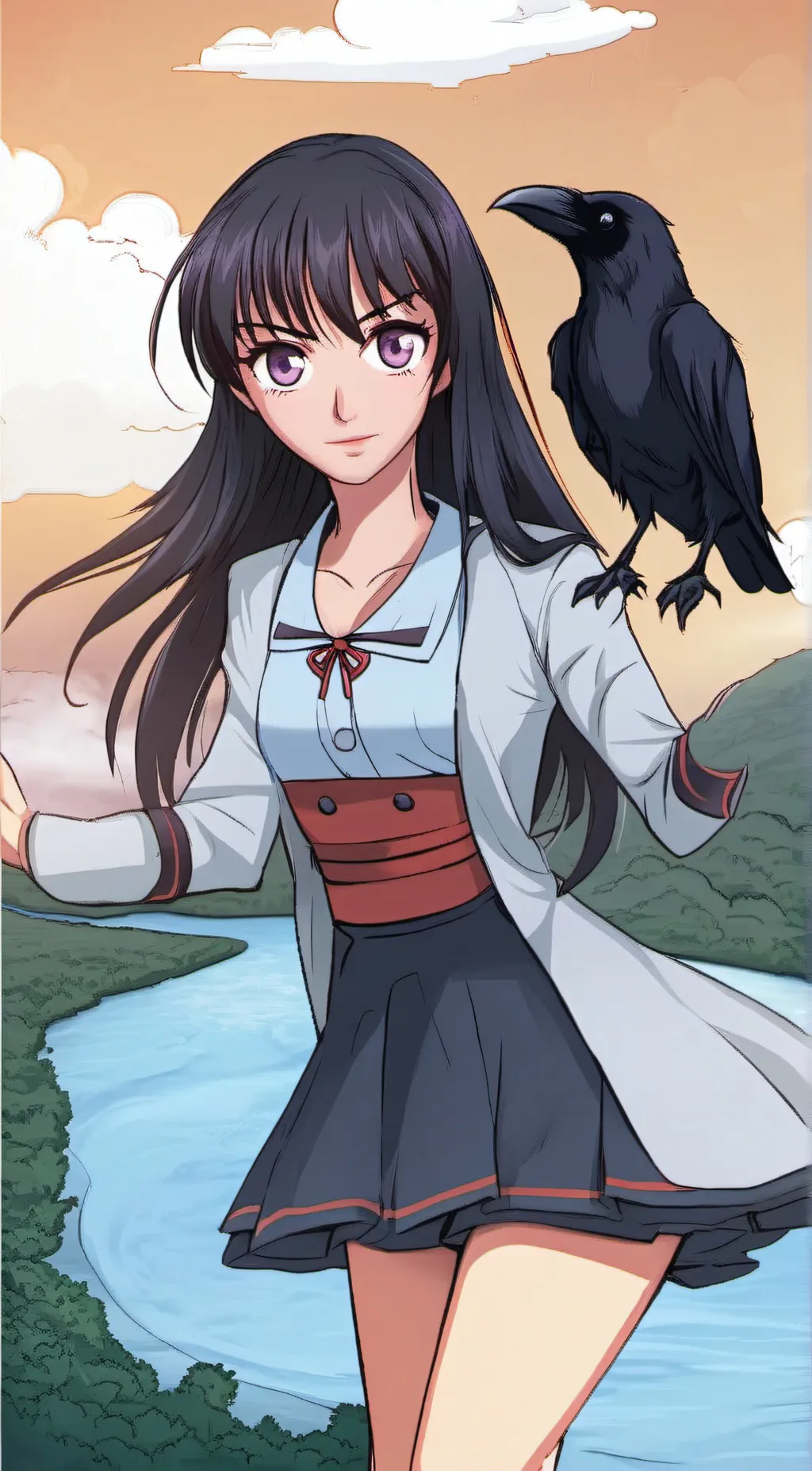 ai character: Rei Hino background