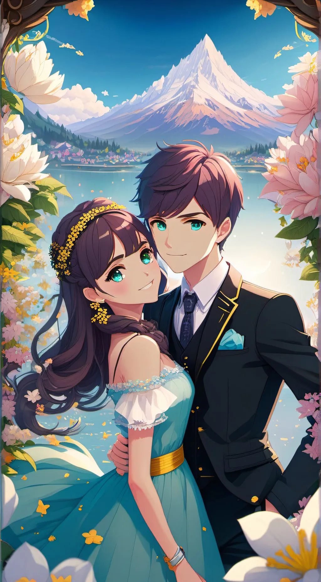 ai character: Jasmine and jame background