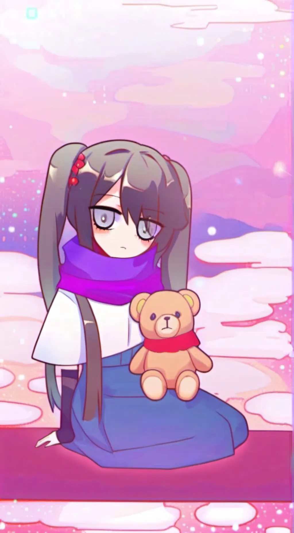 ai character: error sans as girl background