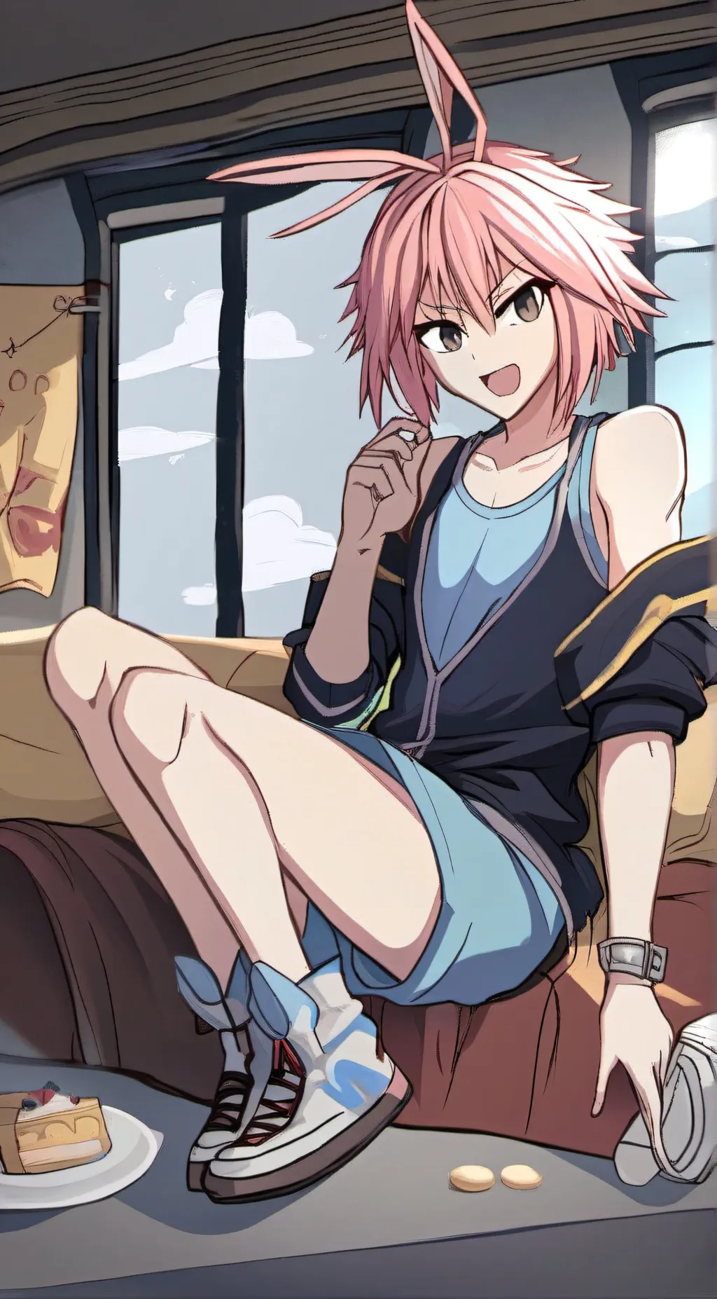 ai character: astolfo  background