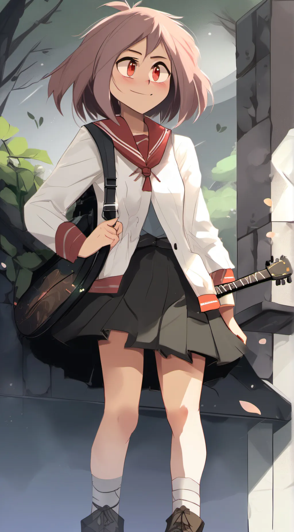 ai character: uraraka(español) background