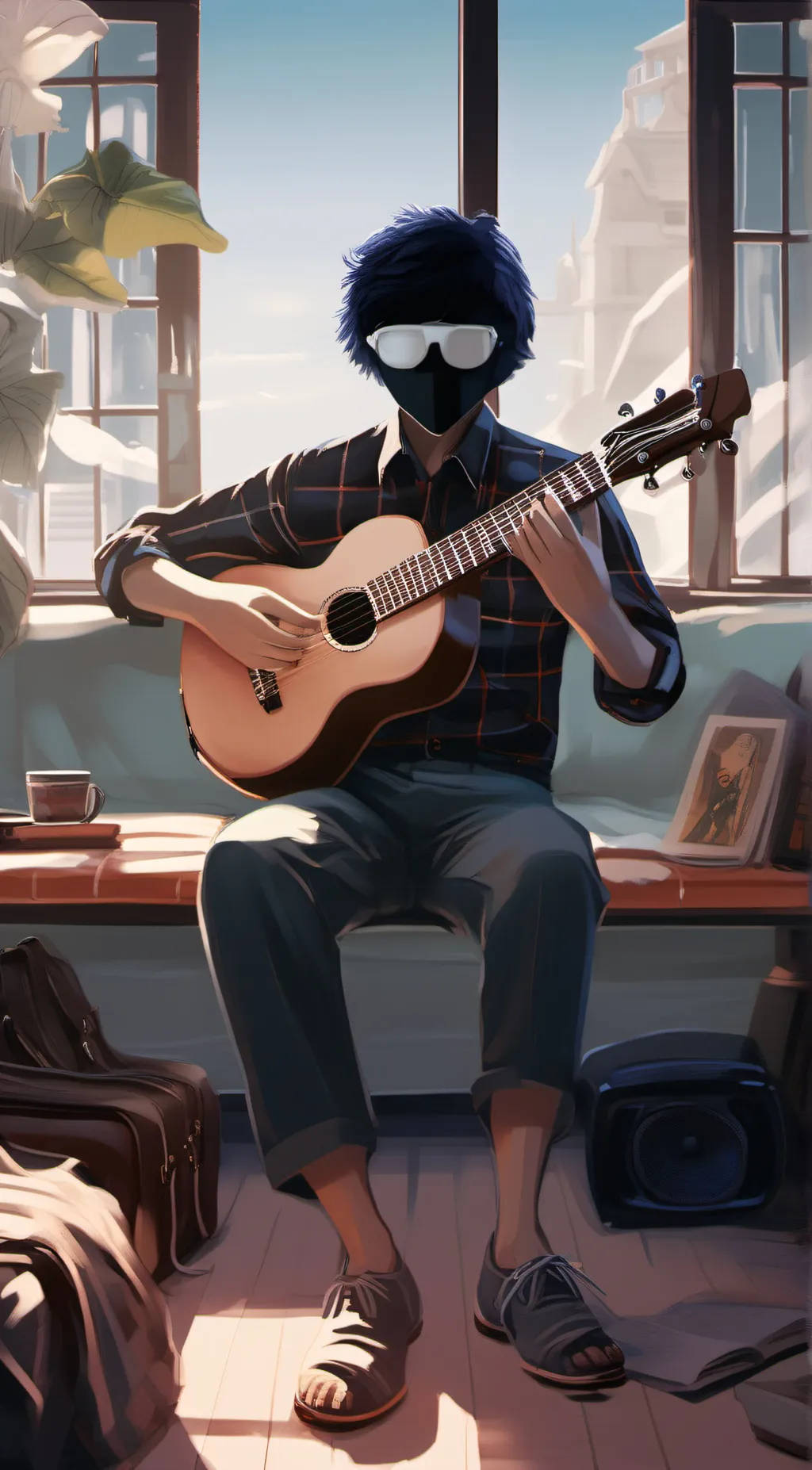 ai character: Boywithuke background