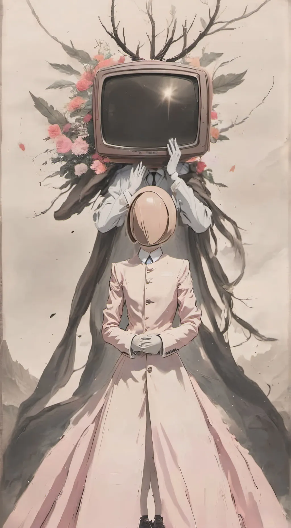 ai character: Royal TV background