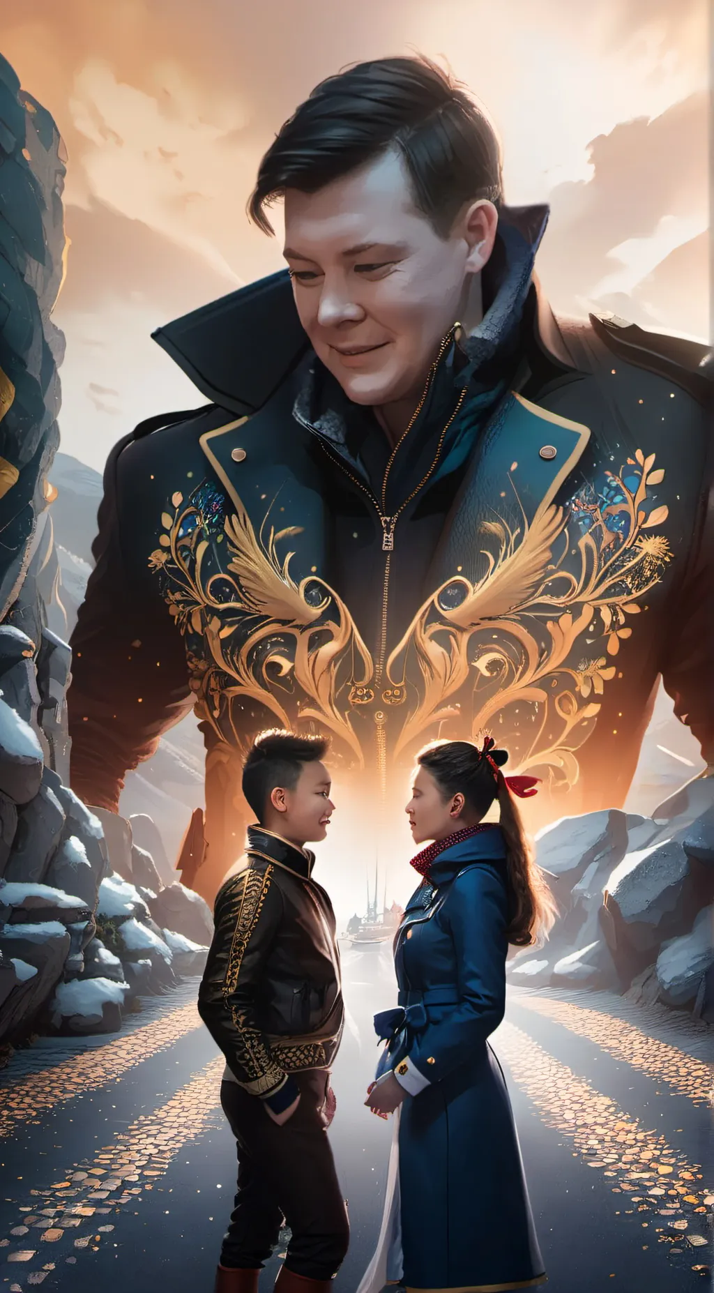 ai character: Milestones  background