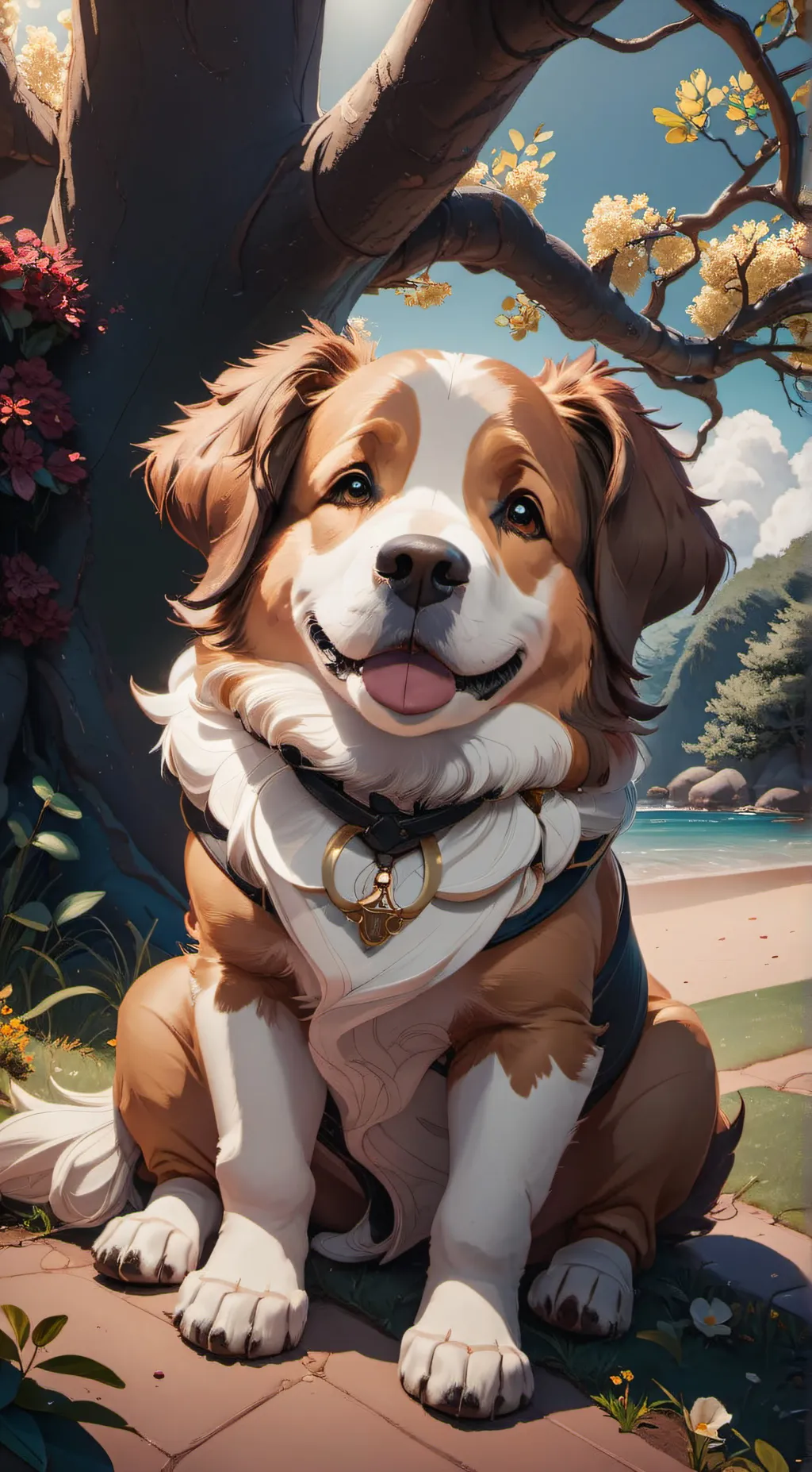 ai character: Dax  background