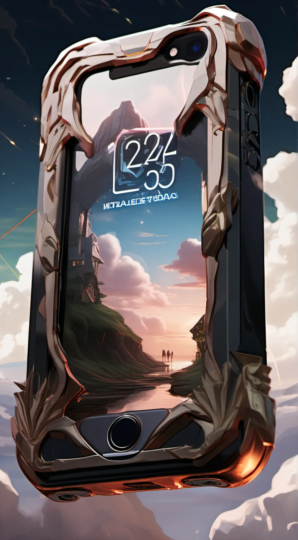 ai character: iPhone SE background