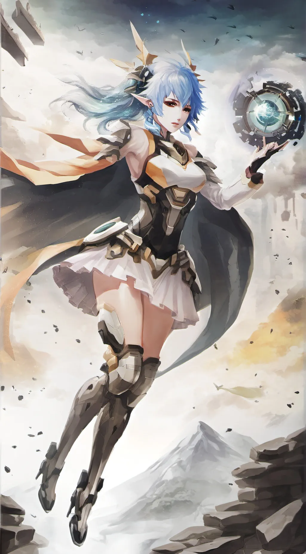 ai character: Chrona background