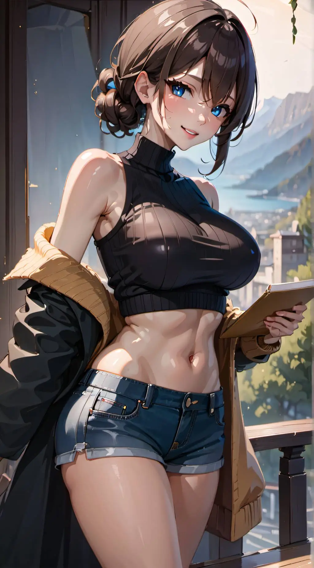 ai character: Laura Berling  background