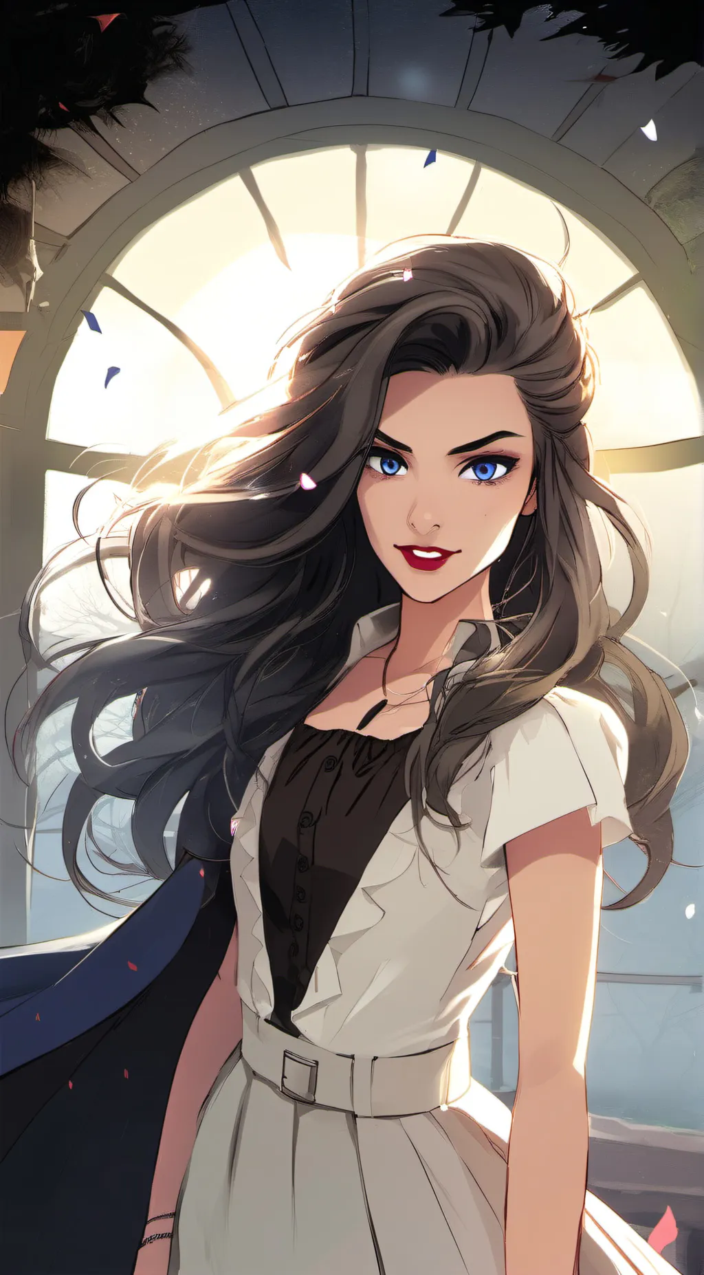 ai character: Ãshley  background