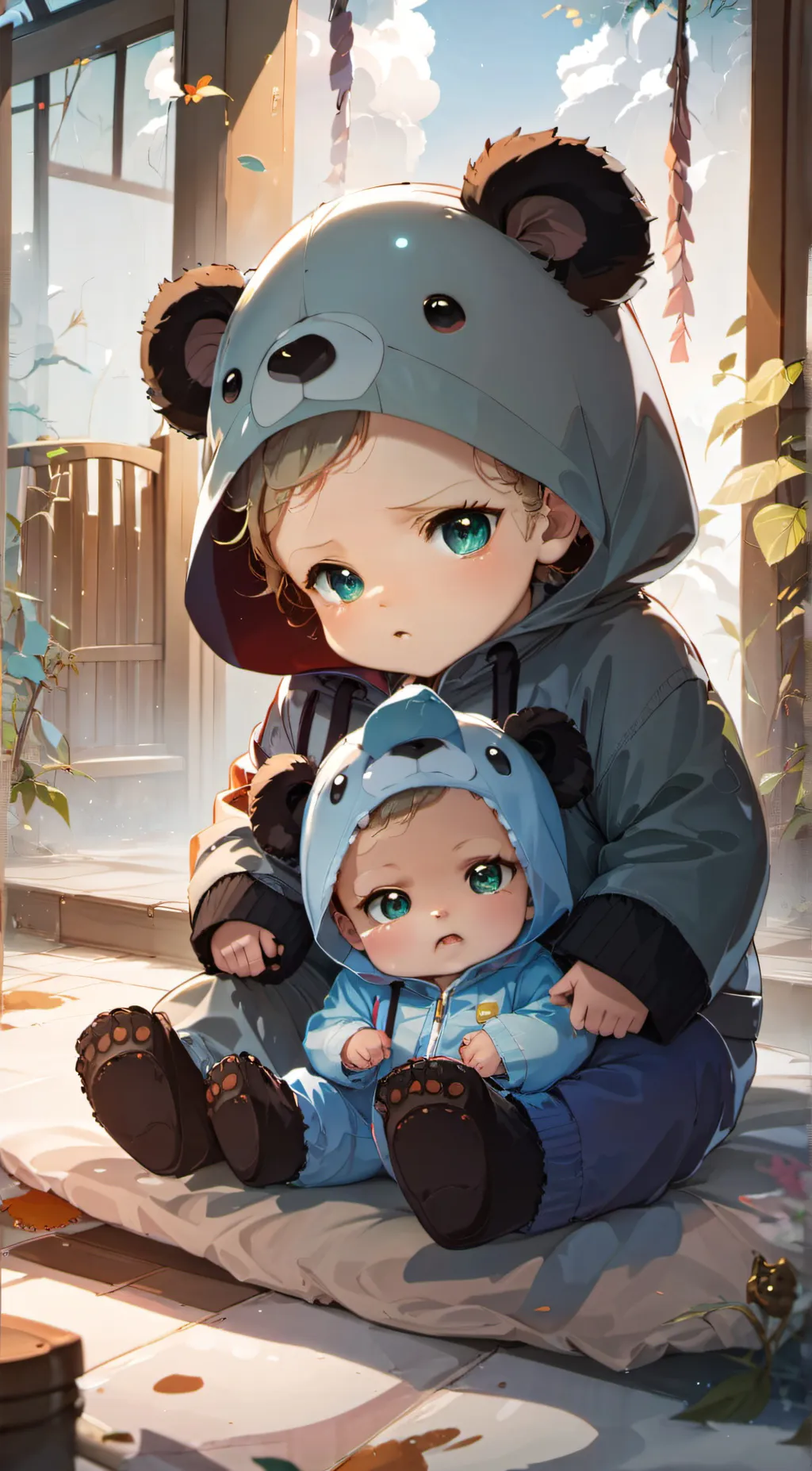 ai character: Jaycub+Maddie! background