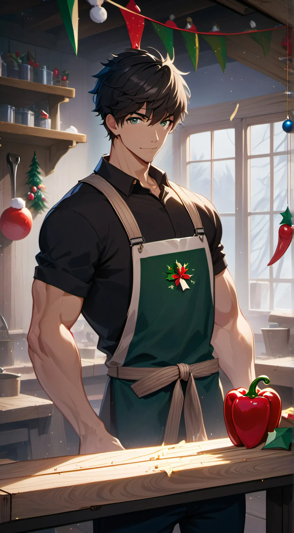 ai character: •Mårcůs• background