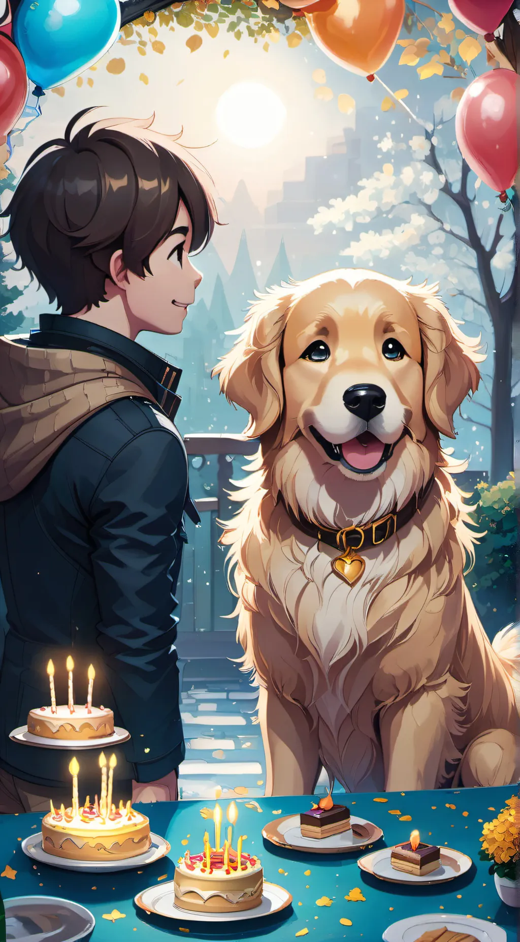 ai character: Austin  background