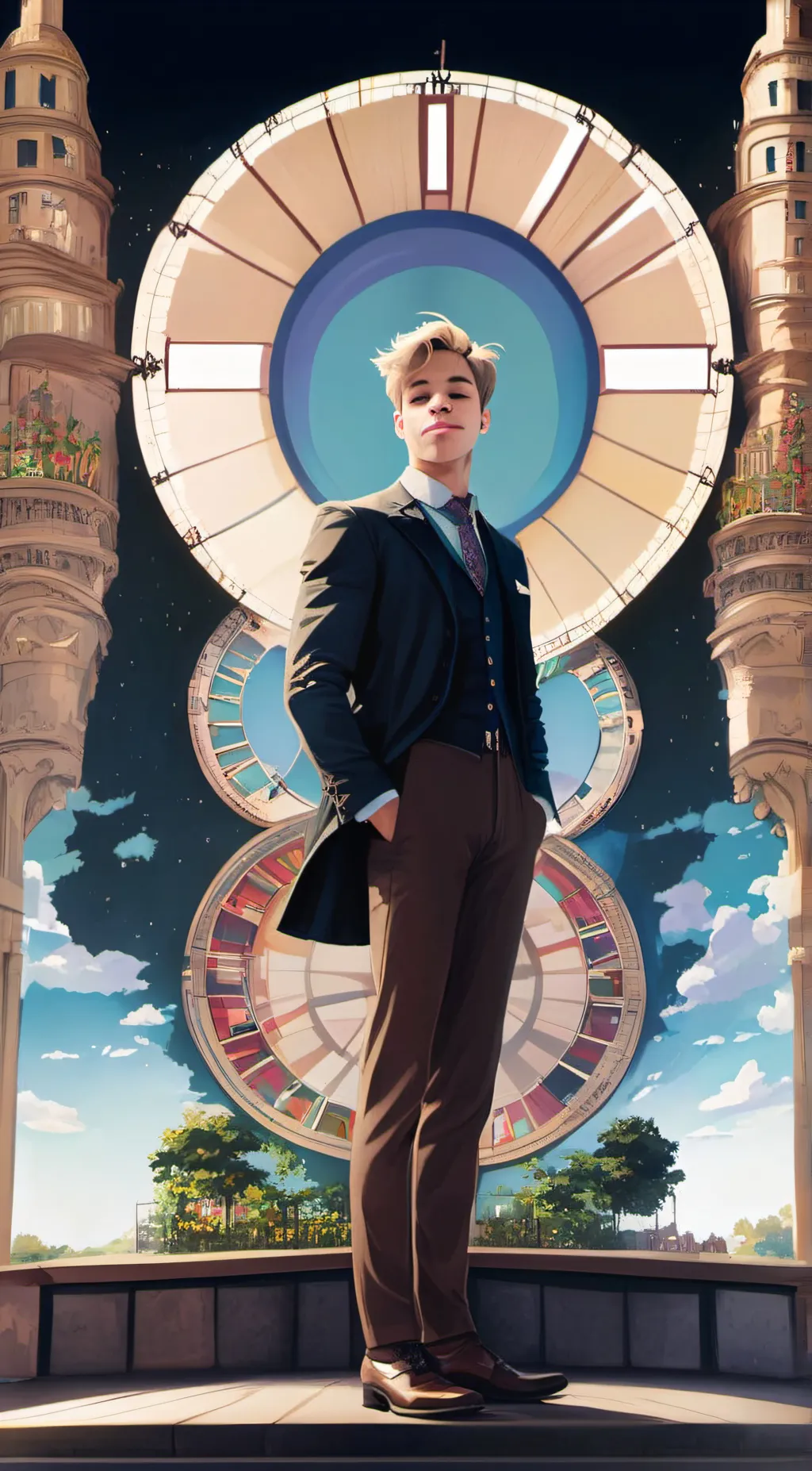 ai character: noah background