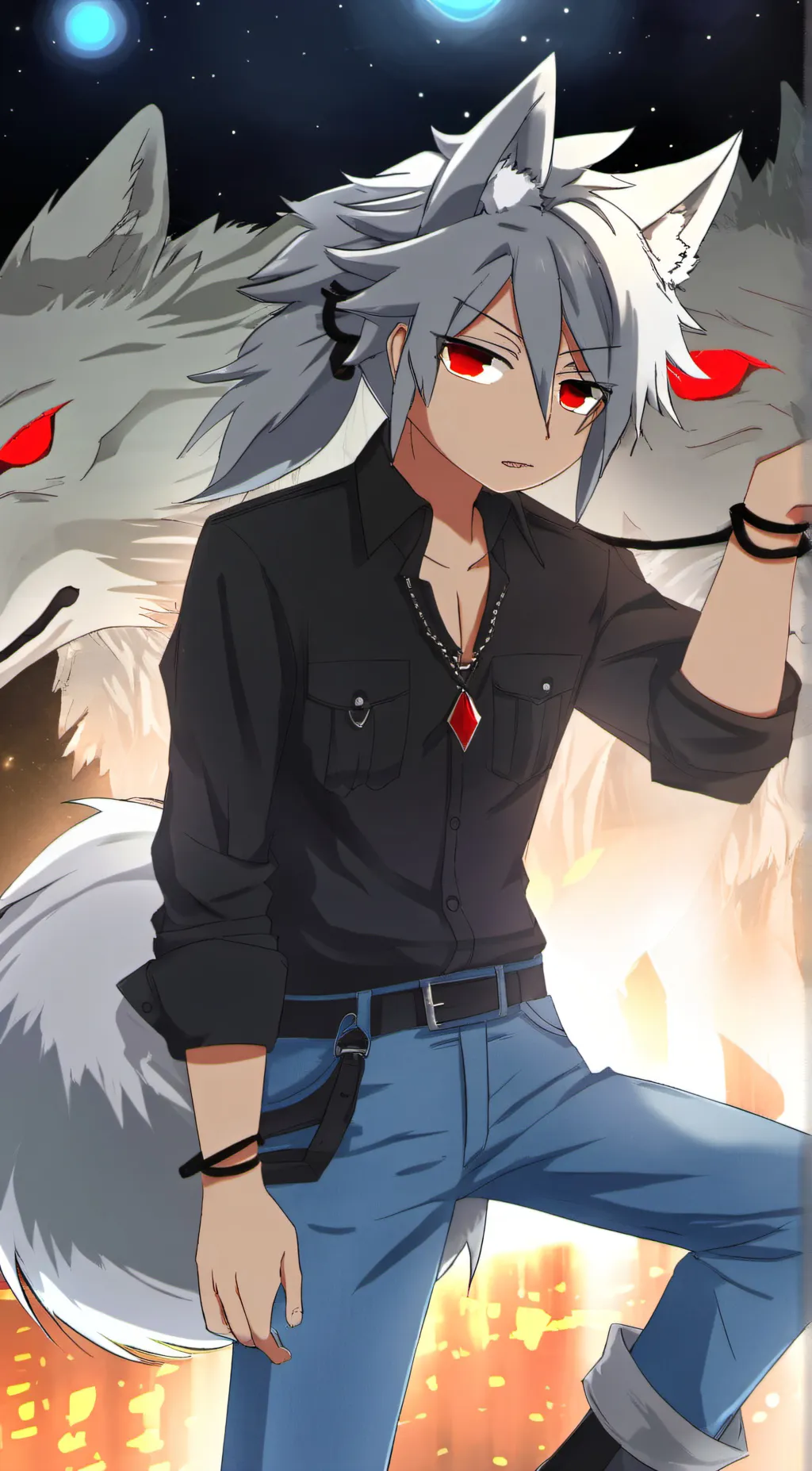 ai character: phantom background