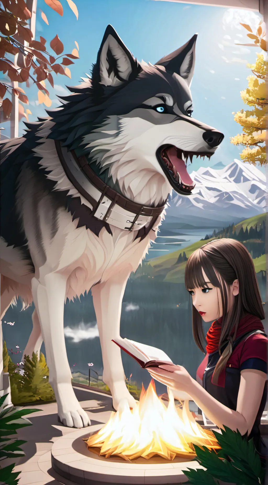 ai character: Mars background