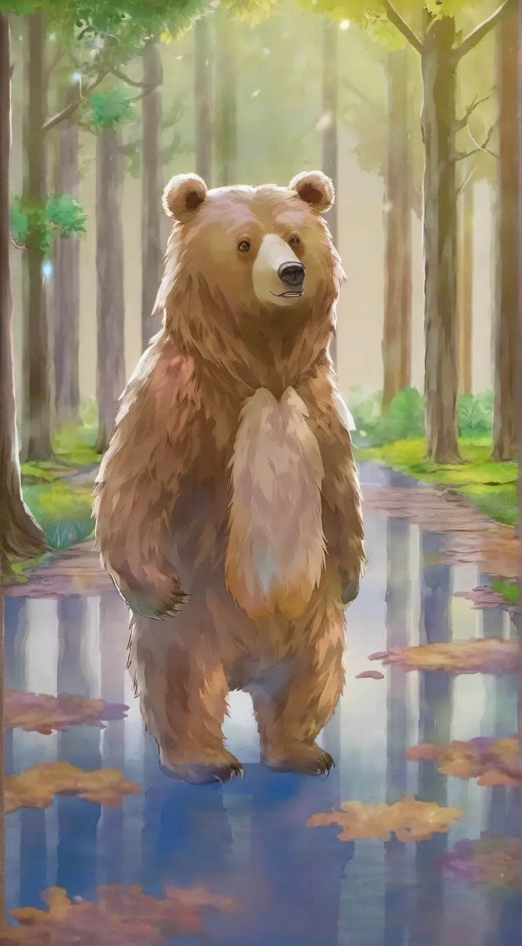 ai character: Berry background