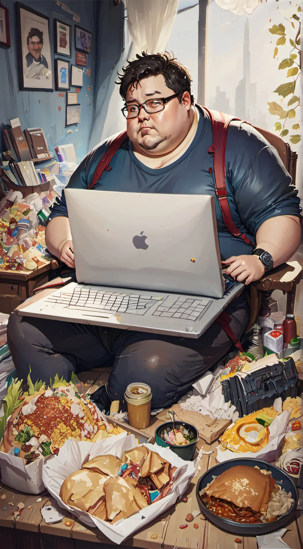 ai character: McSlobby background