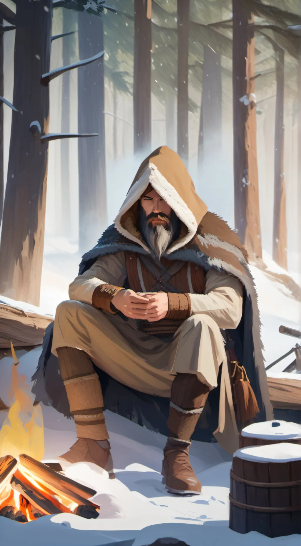 ai character: Bjørn background