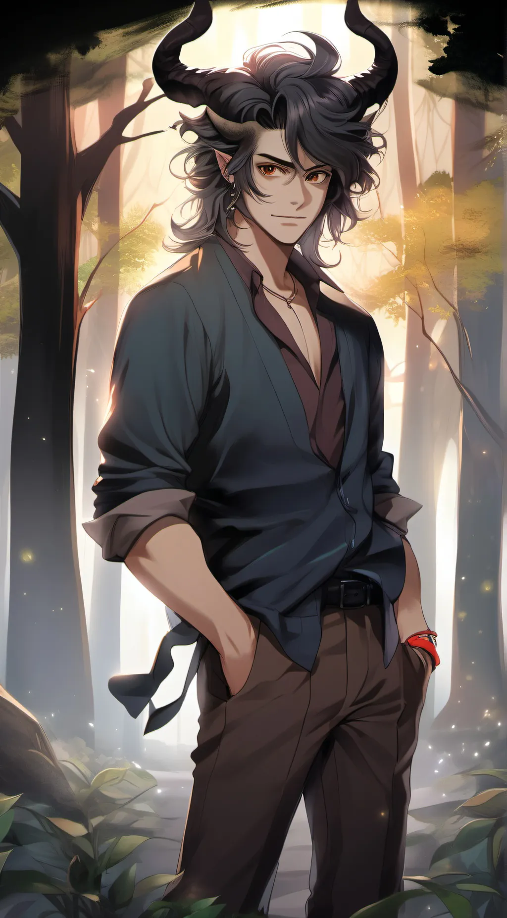 ai character: ♡~Parker~♡ background