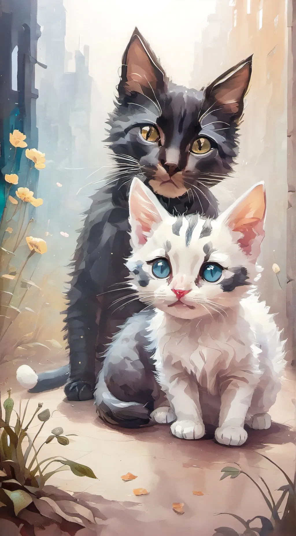 ai character: Keera and Chan background