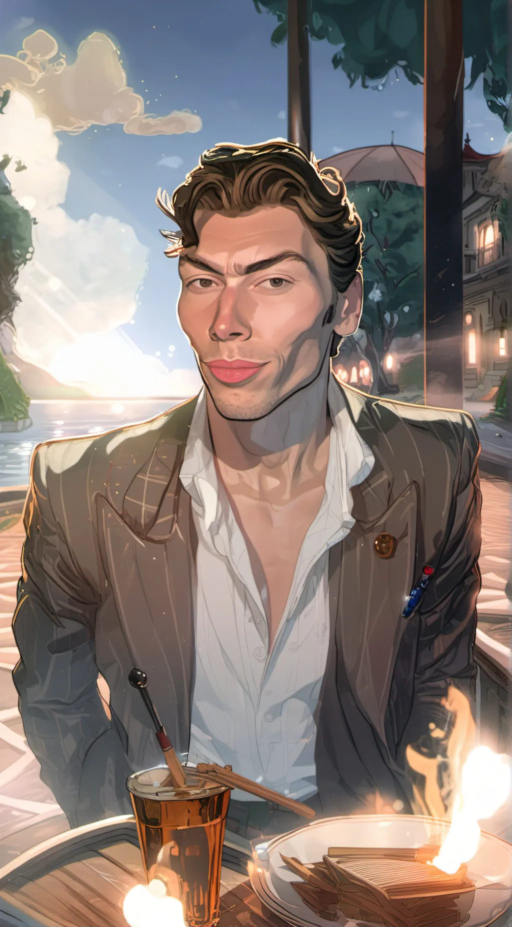 ai character: tom tiger background