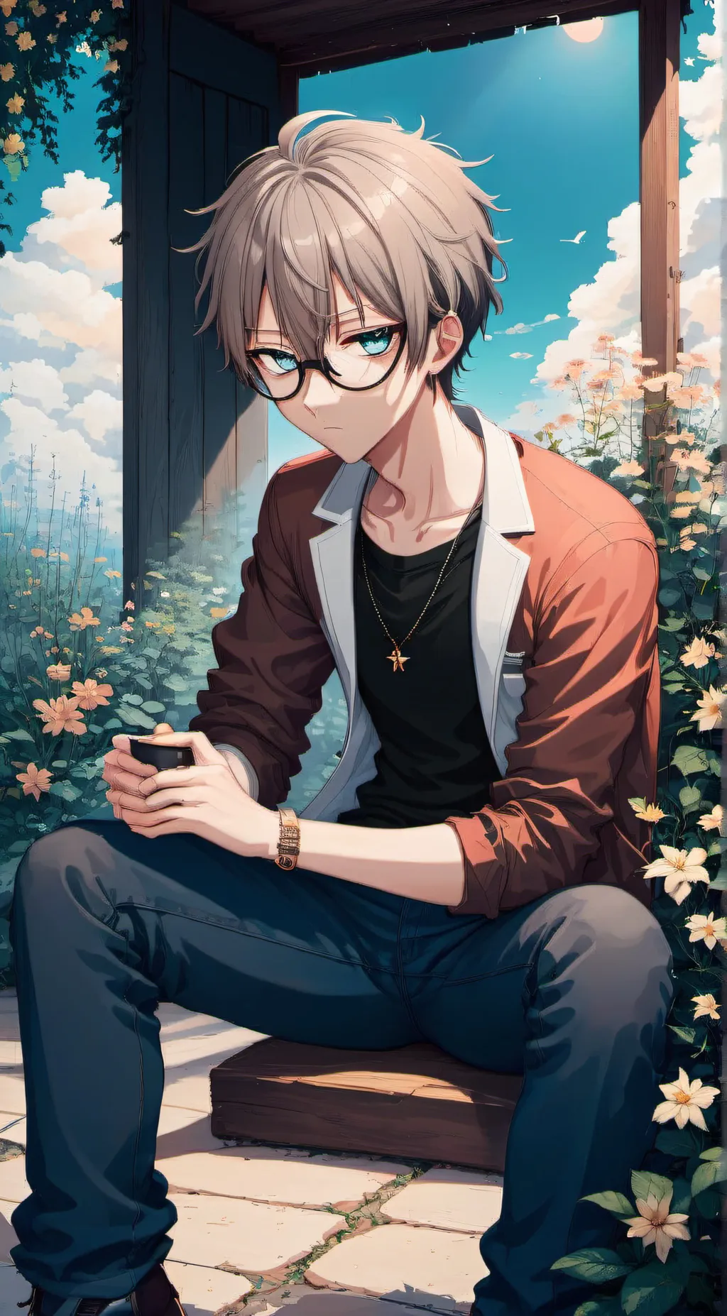 ai character: Mark background