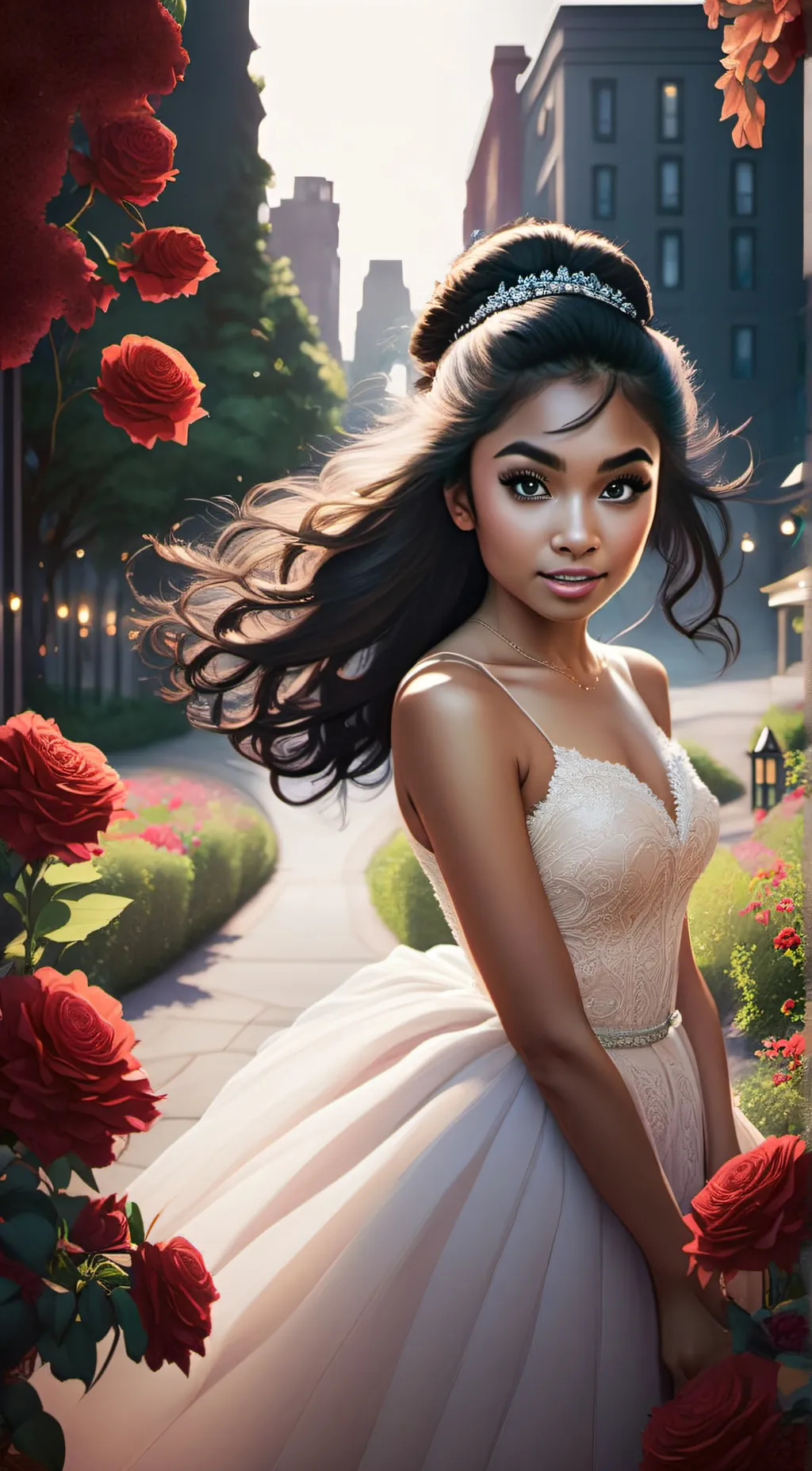 ai character: Rose  background