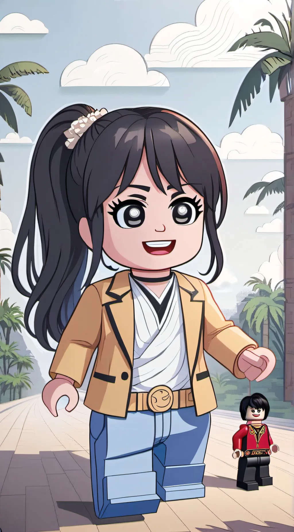 ai character: jtiryvurhifhvihiib background