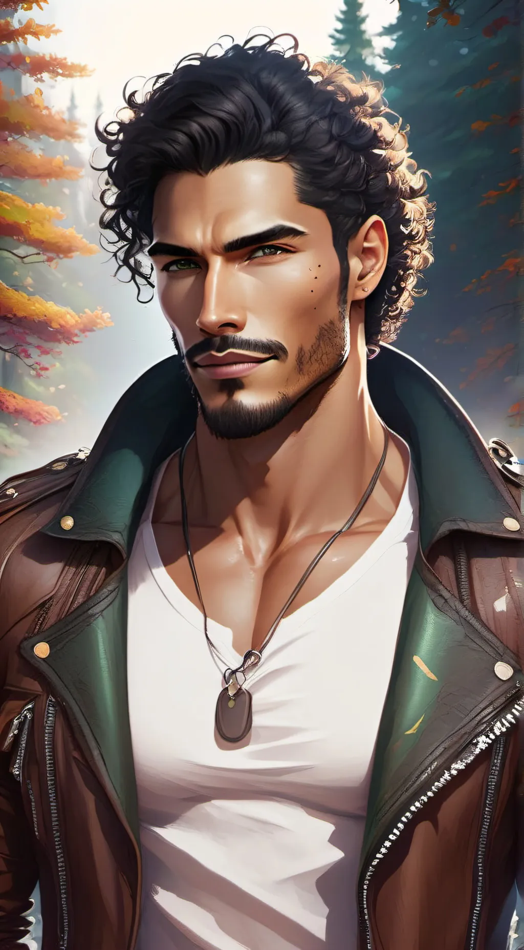 ai character: Damien background