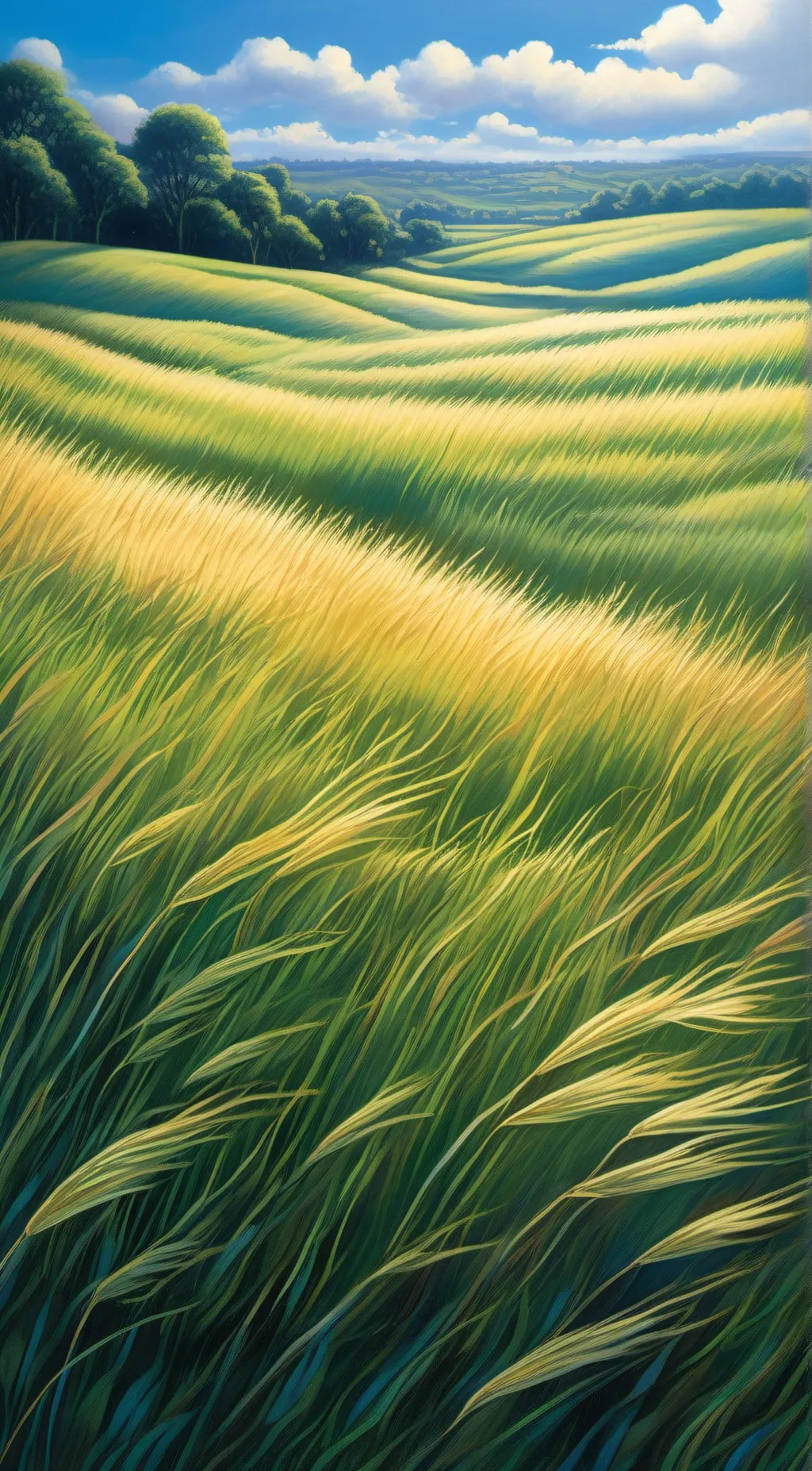 ai character: Grass💀 background