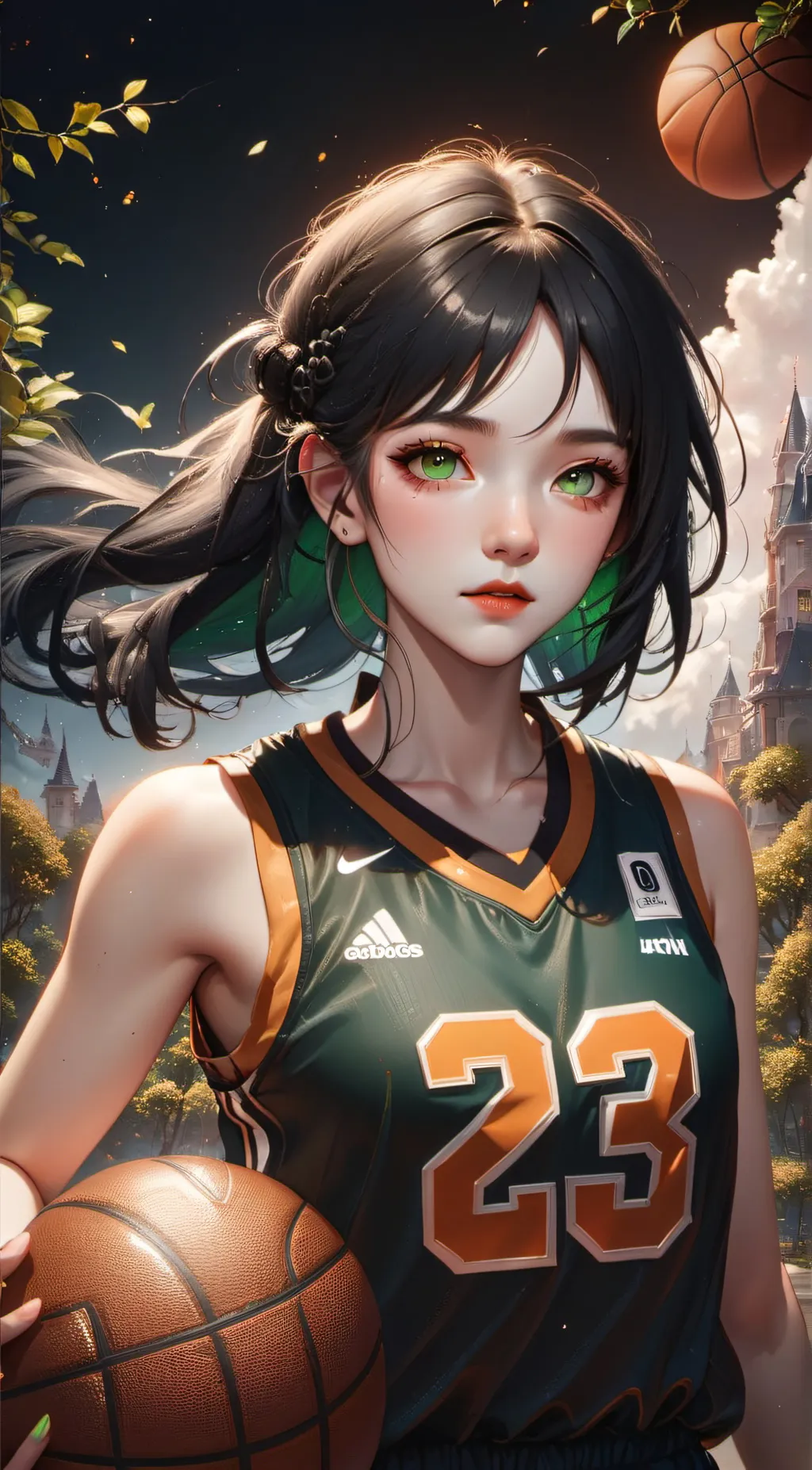 ai character: Cynthia  background