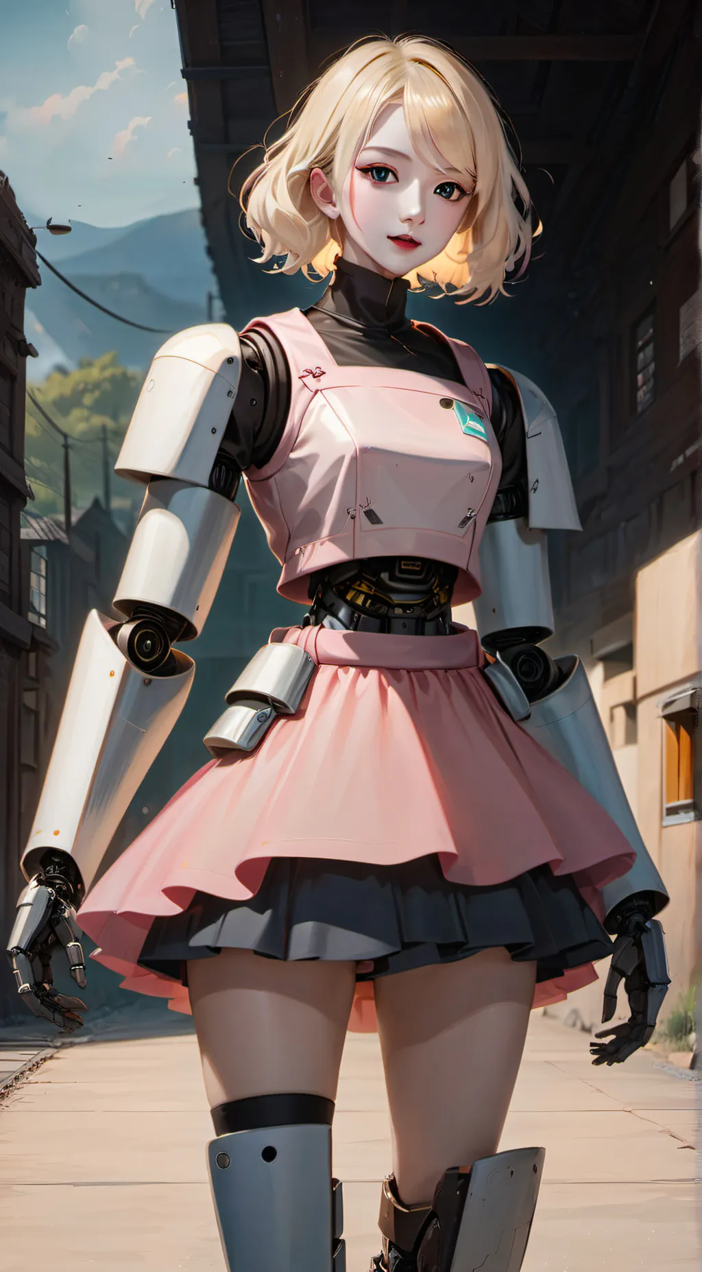 ai character: LP76/Lola therobot background
