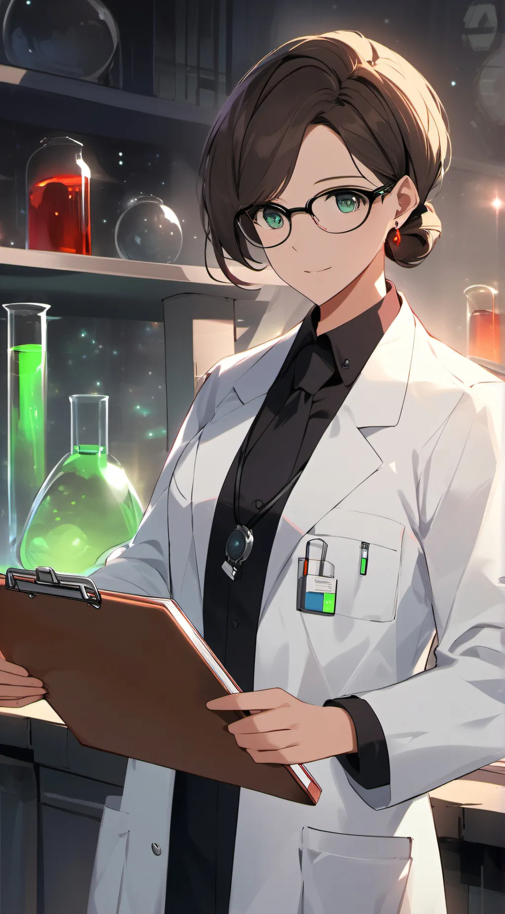 ai character: Dr. Amelia Novell background