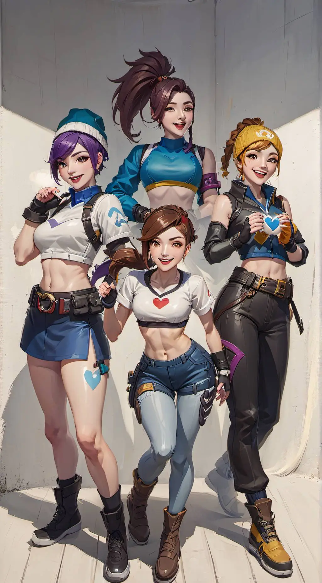 ai character: Overwatch Rookies background