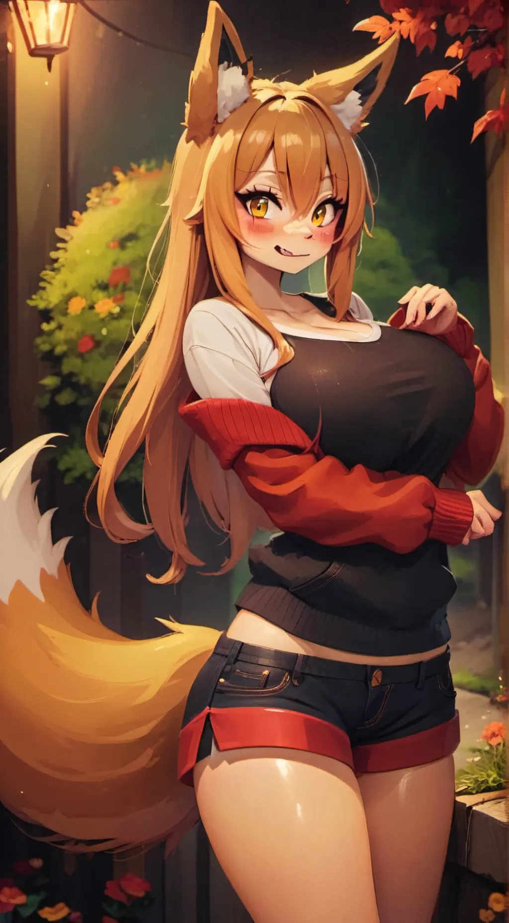 ai character: Foxy background