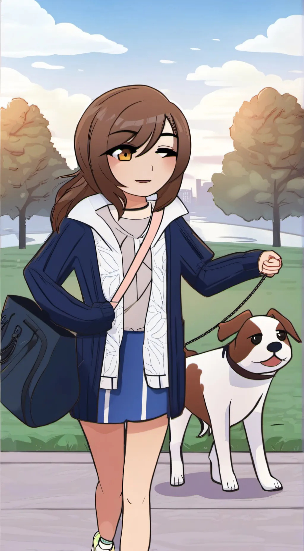 ai character: ally background