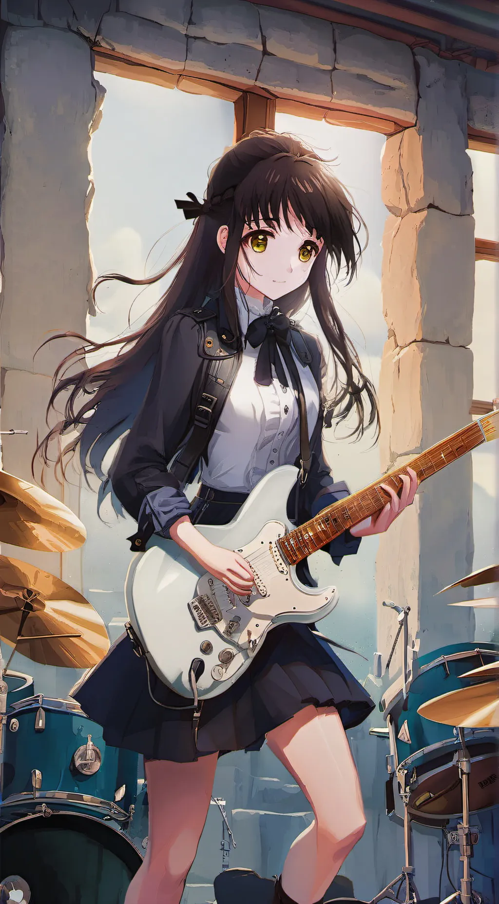 ai character: Aria background