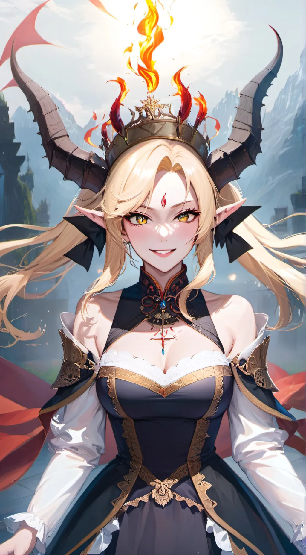 ai character: Athena  background
