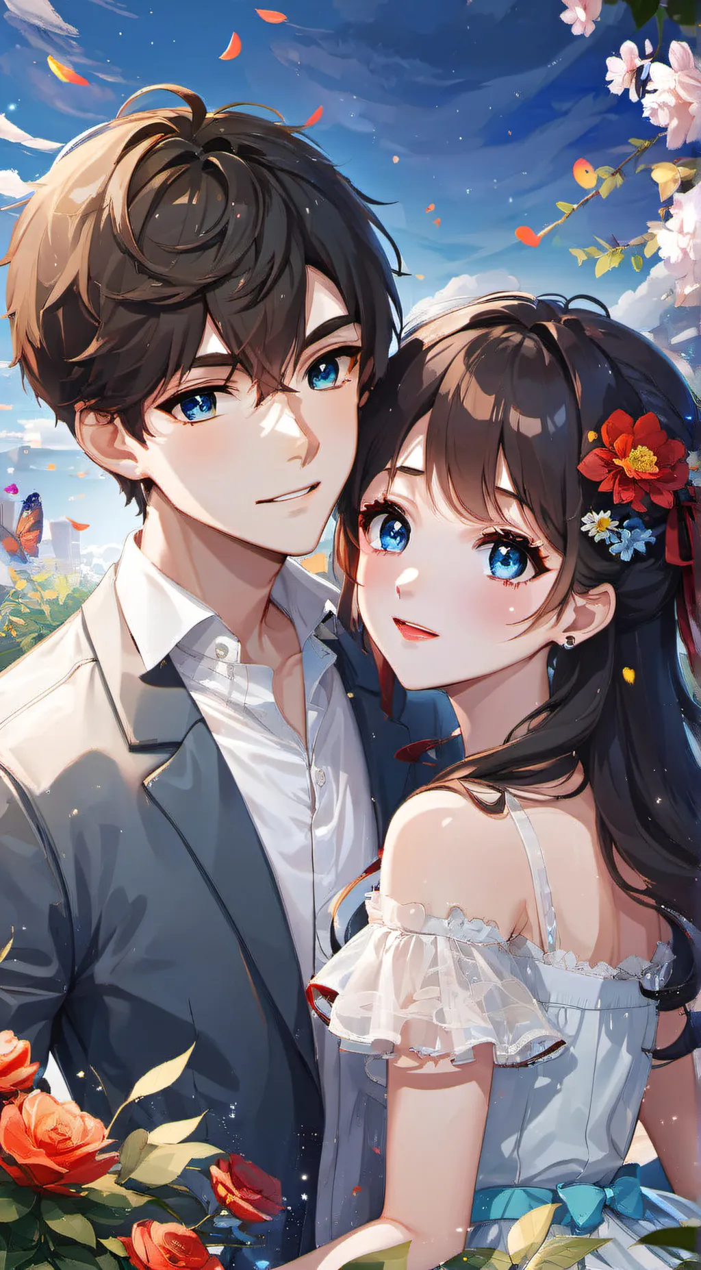 ai character: Emily and marcus background