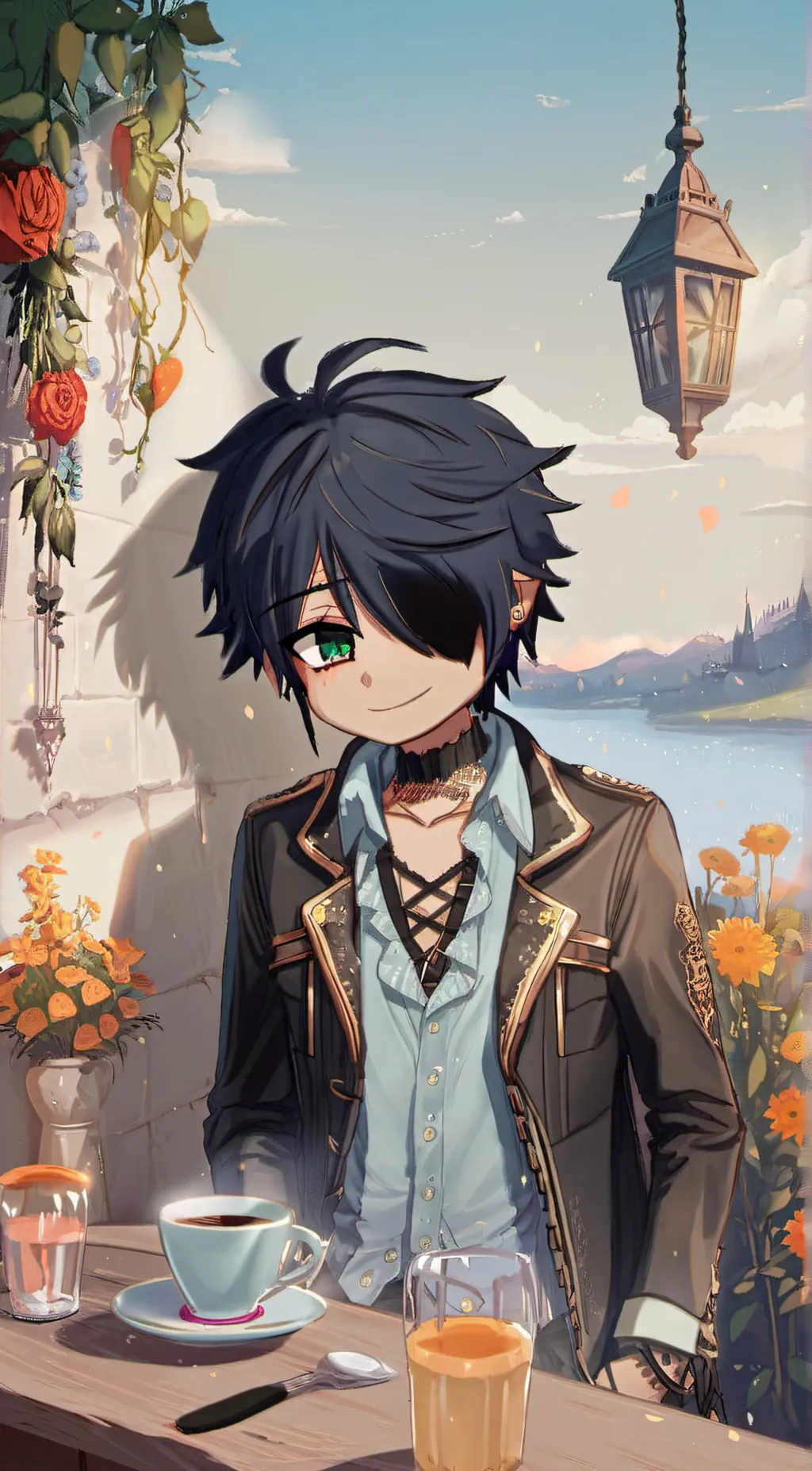 ai character: devin background